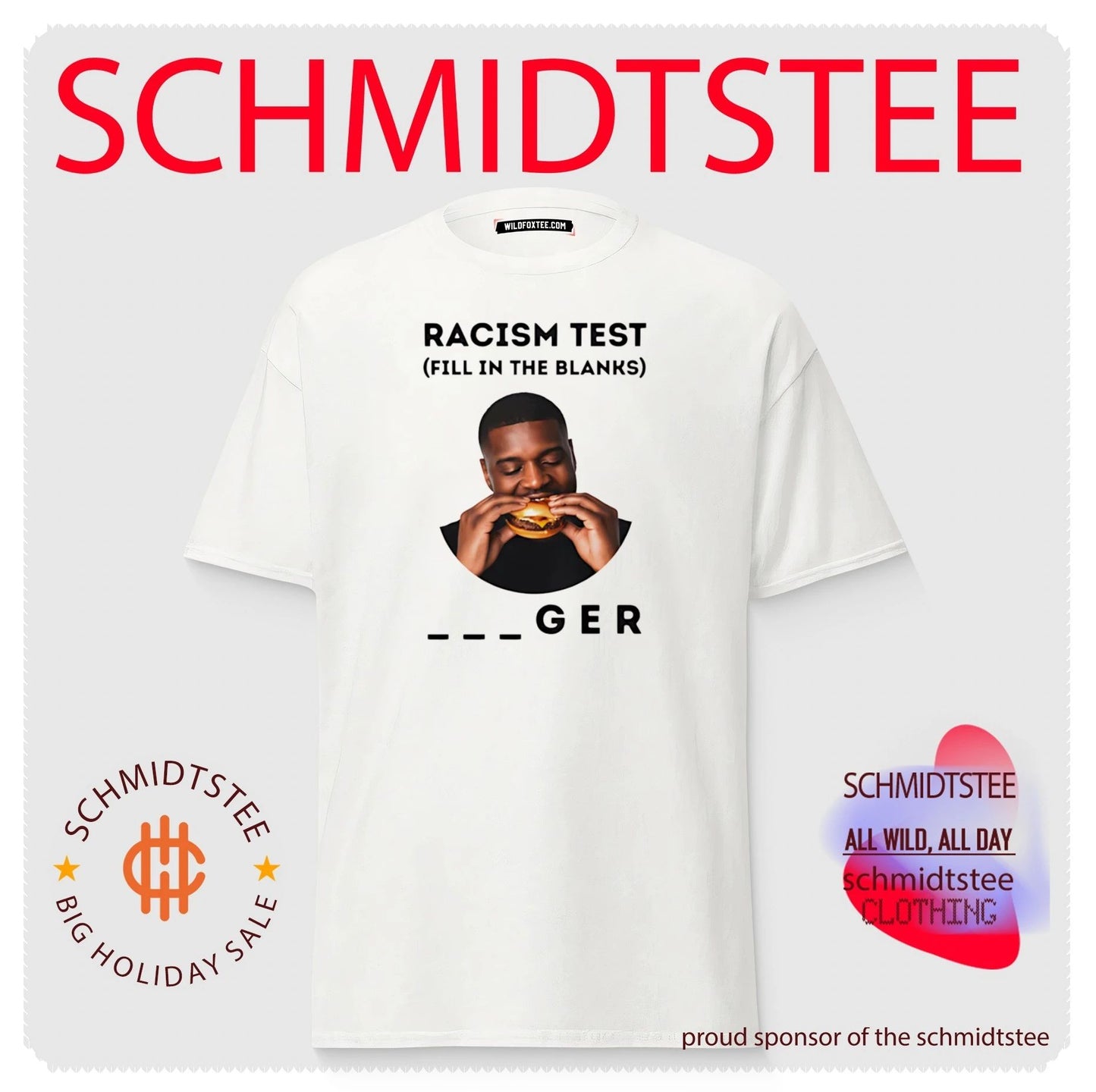 Racism test fill in the blanks Ger shirt