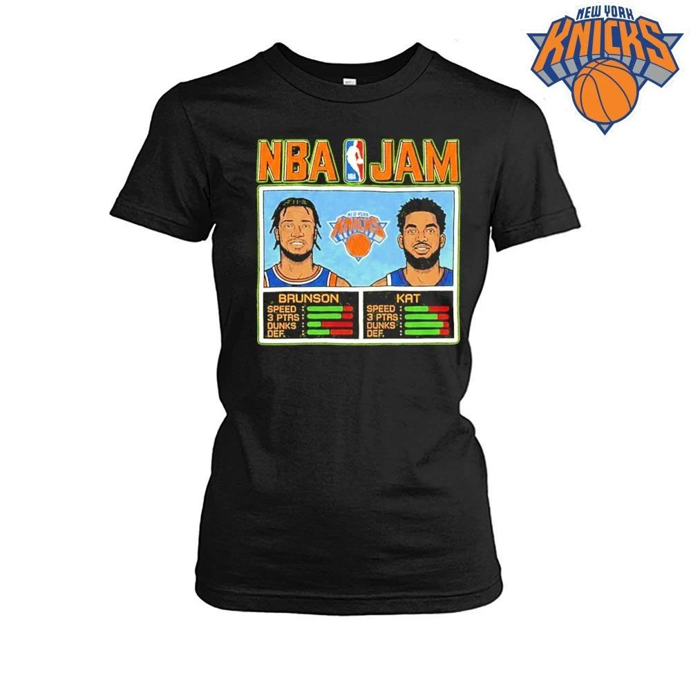 New York Knicks NBA Jam Jalen Brunson Karl Anthony Towns KAT NBA Finals 2026 Shirt