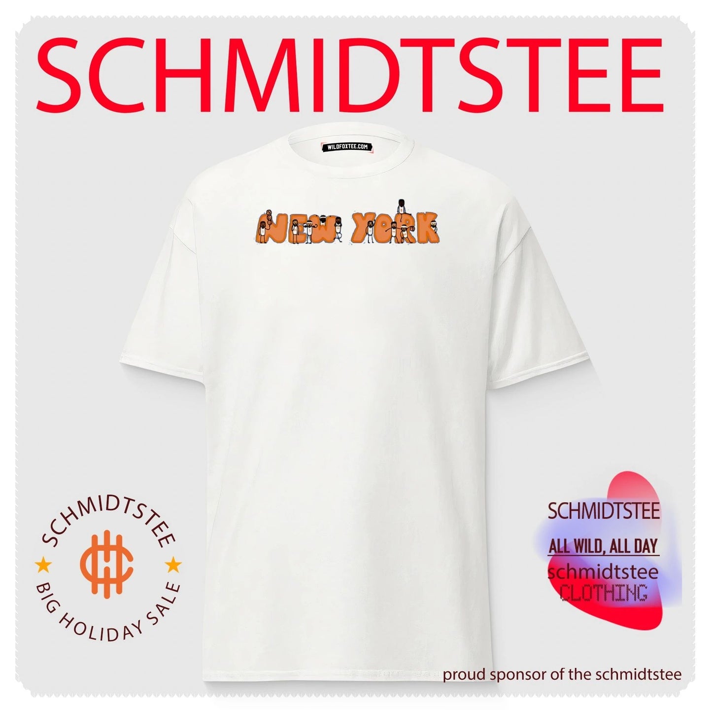 New York Cartoon Stickman Basketball Shirt