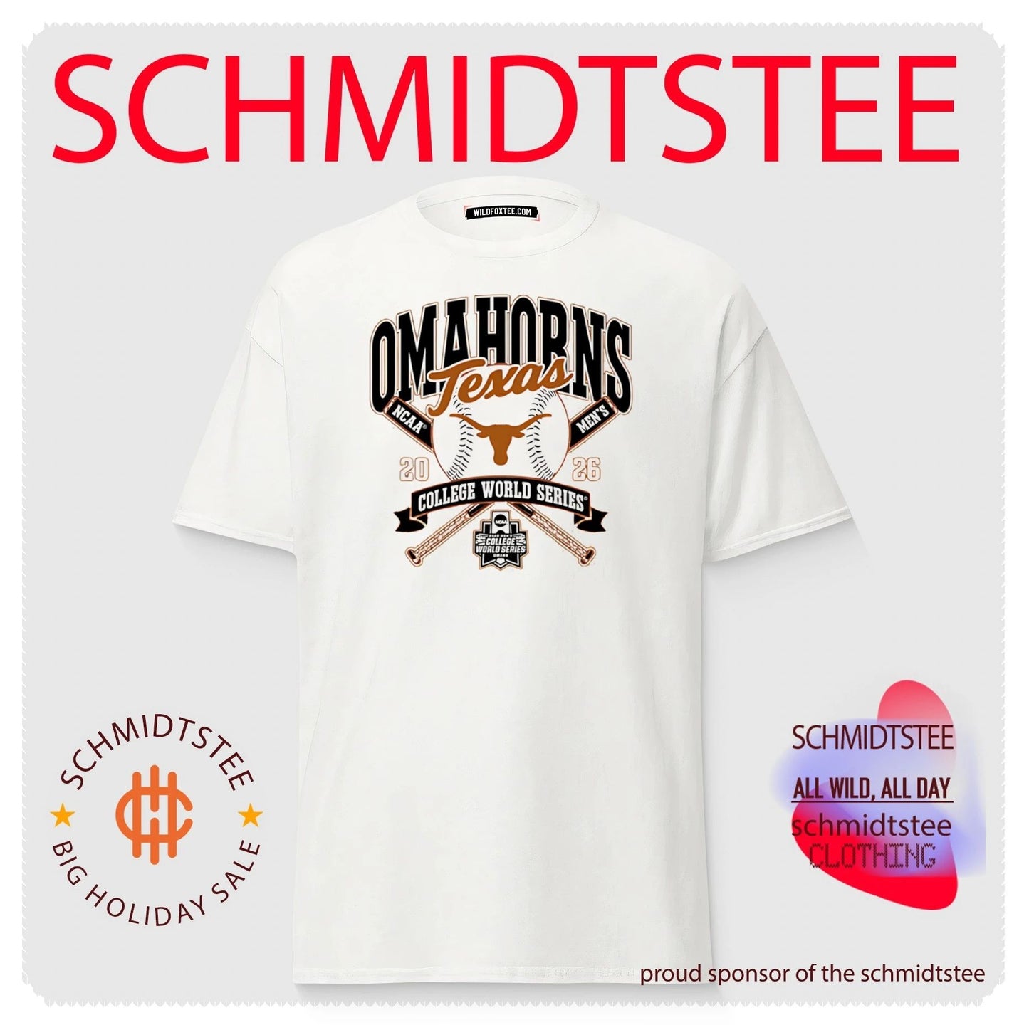 Texas Longhorns 2026 Baseball College World Series Omahorns shirt