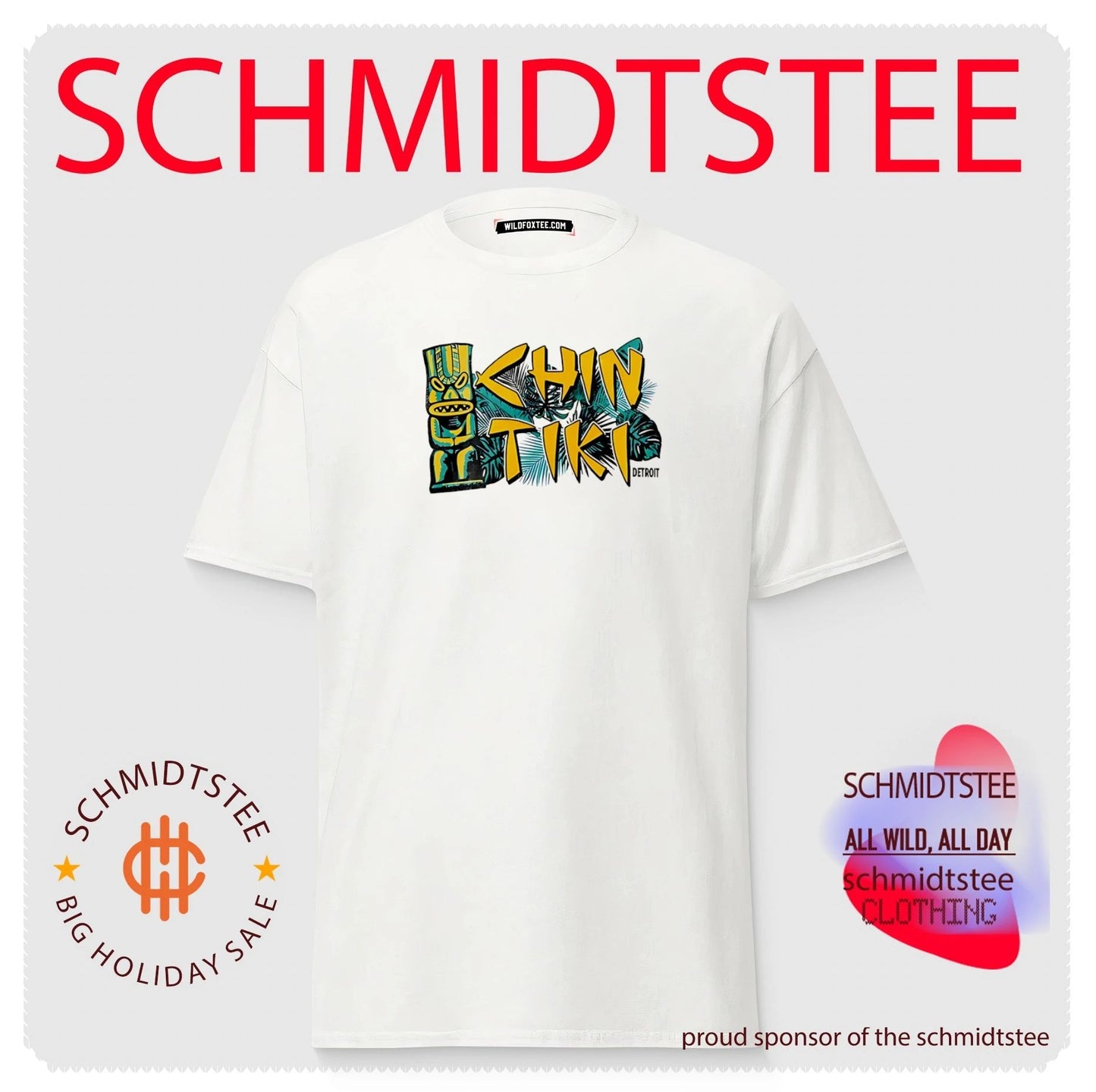 Chin Tiki Detroit retro shirt