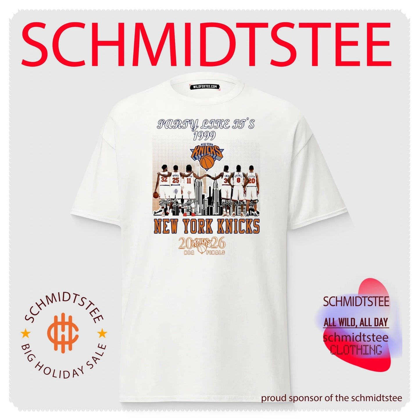 New York Knicks party like it’s 1999 skyline shirt