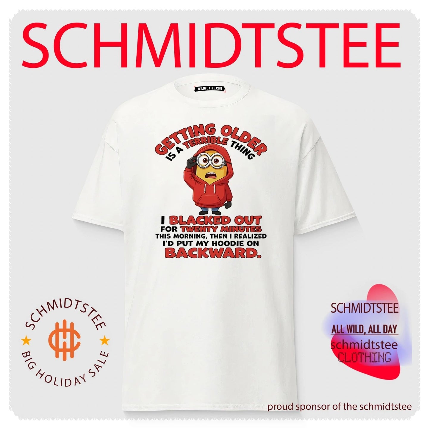 Getting older is a terrible thing I blacked out for twenty minutes Minion shirt