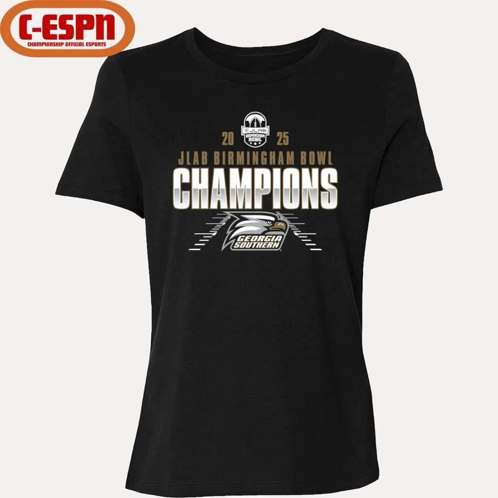 Georgia Southern Eagles JLAB Birmingham Bowl Champions T-Shirt