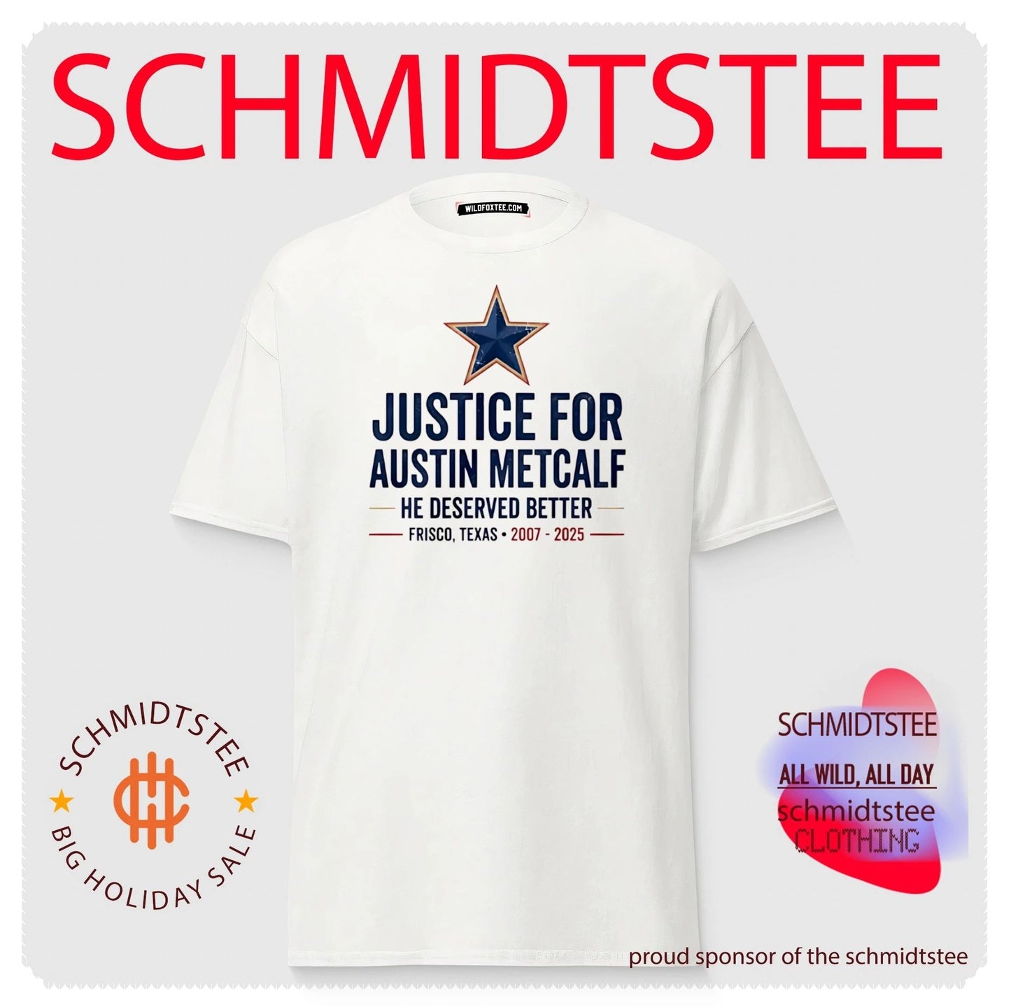 Justice for Austin Metcalf he deserved better Texas 2007 2025 shirt