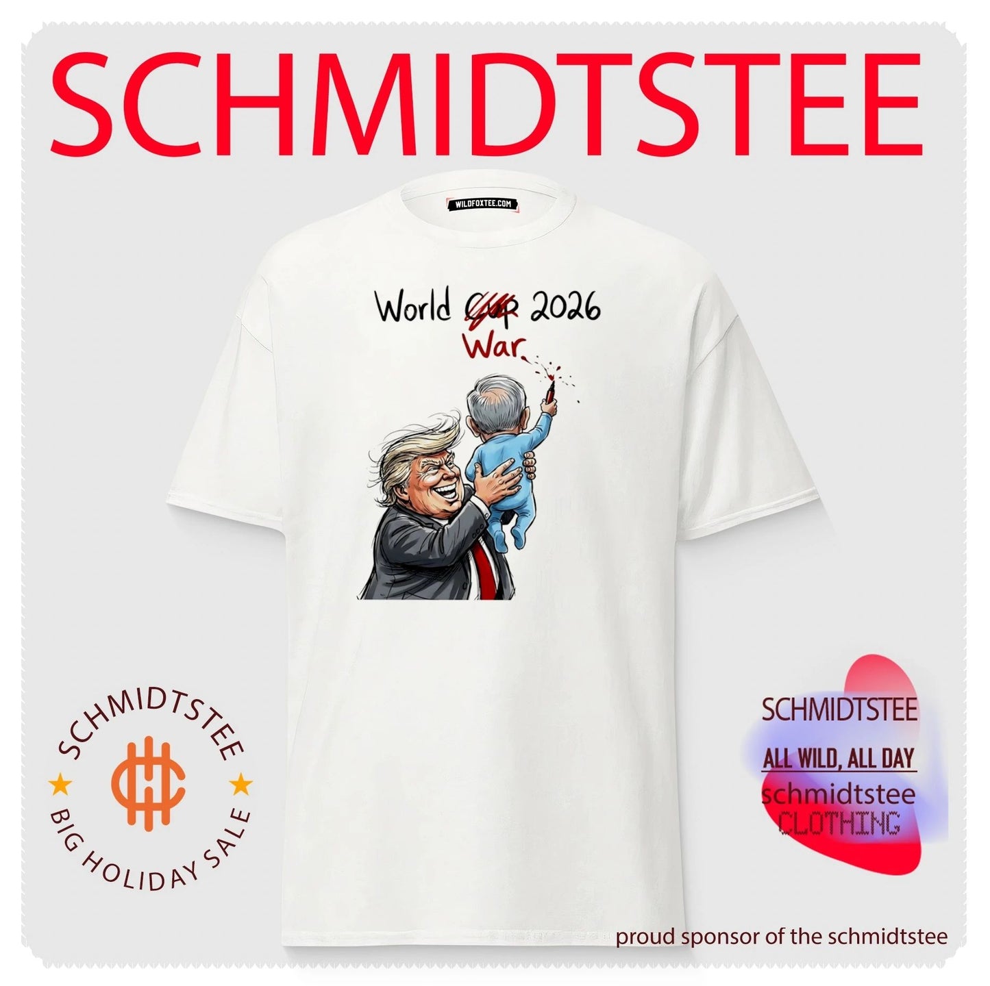Trump World War 2026 not World Cup shirt