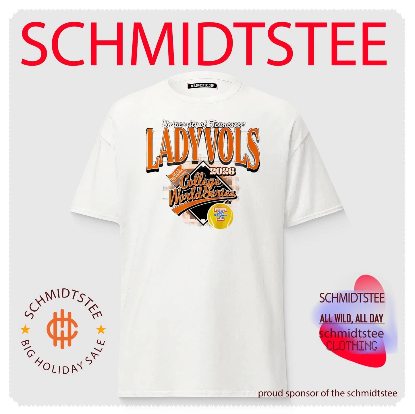 Tennessee Softball 2026 Women’s College World Series shirt