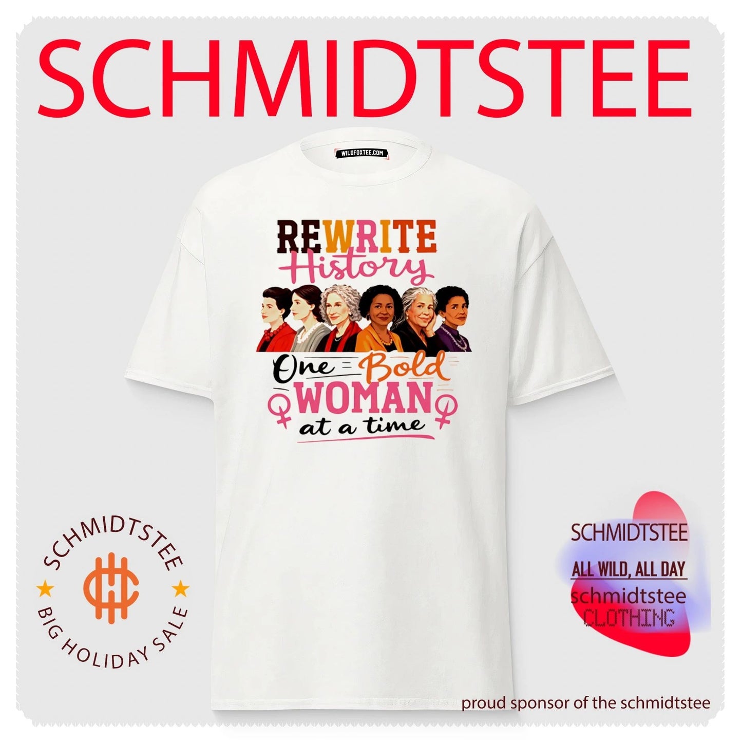 Rewrite History One Bold Woman at a Time shirt