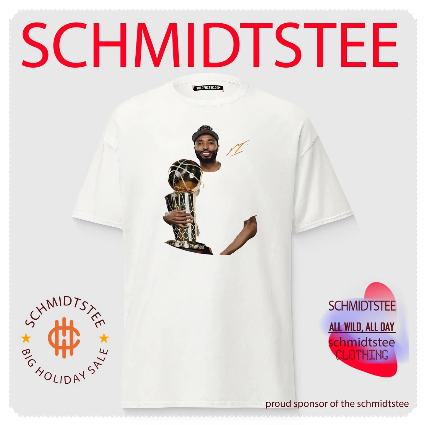 Mikal Bridges New York Knicks 2026 Nba Champions trophy signature shirt