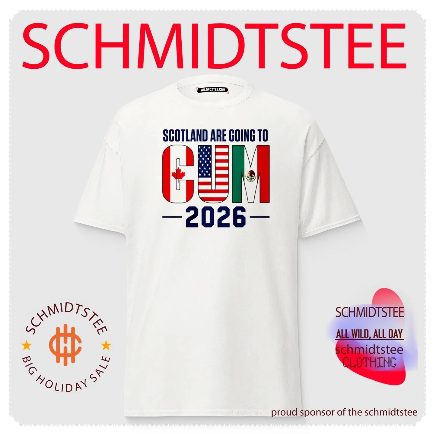 Scotland Are Going To Cum 2026 flag shirt