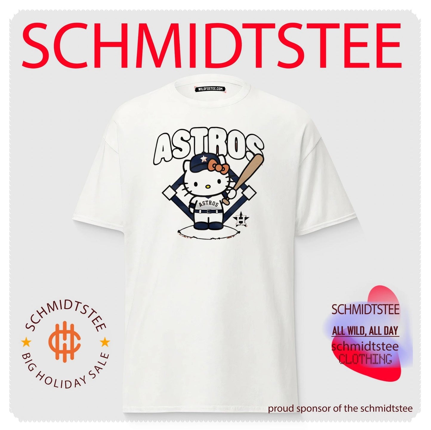 Houston Astros Hello Kitty x MLB shirt