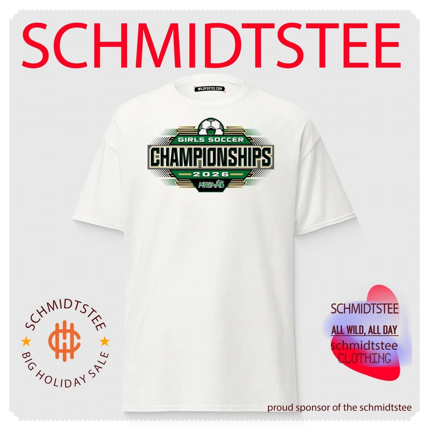 2026 MHSAA Girls Soccer Championships logo shirt