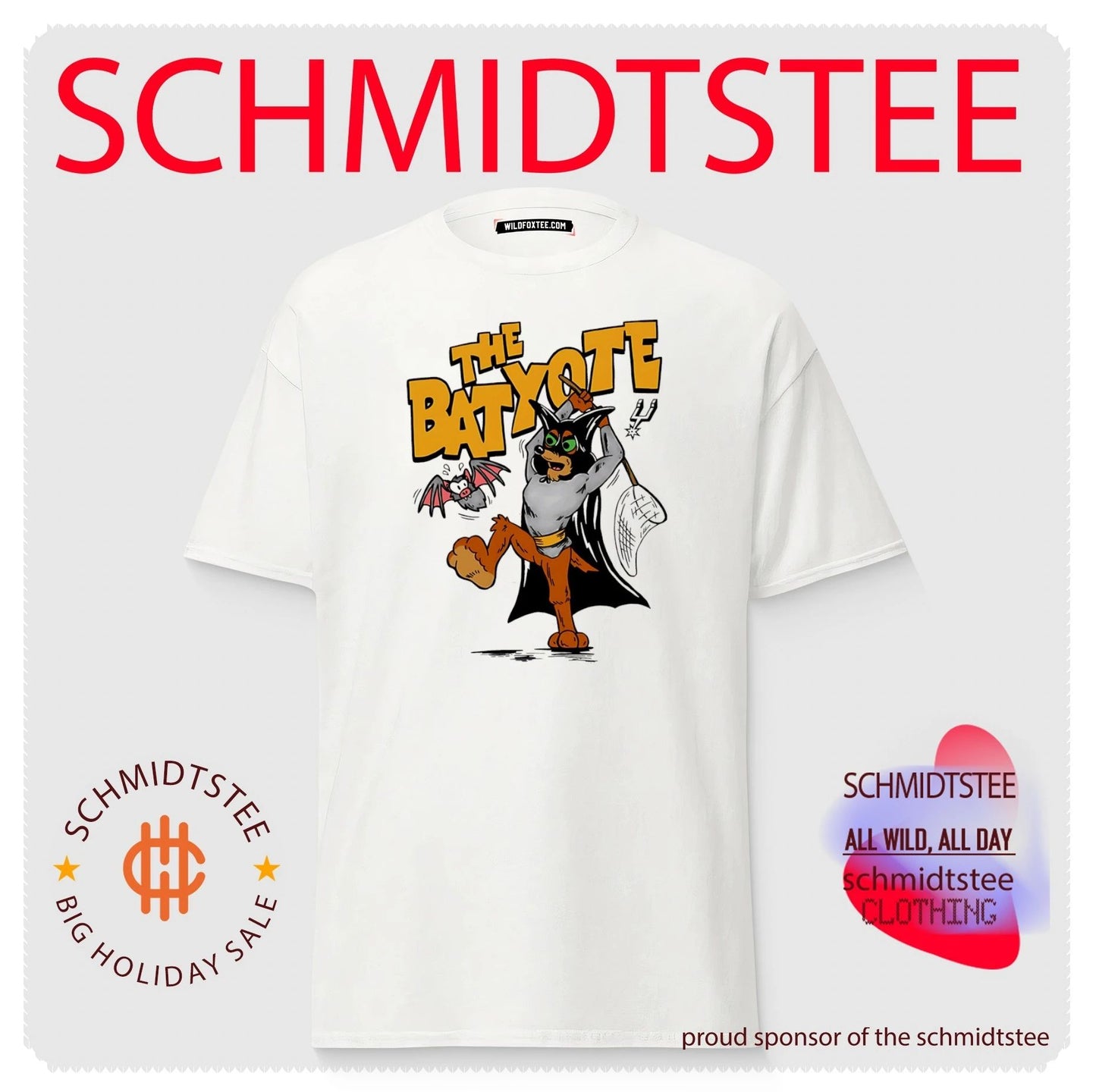 San Antonio Spurs the batyote Batman mascot shirt