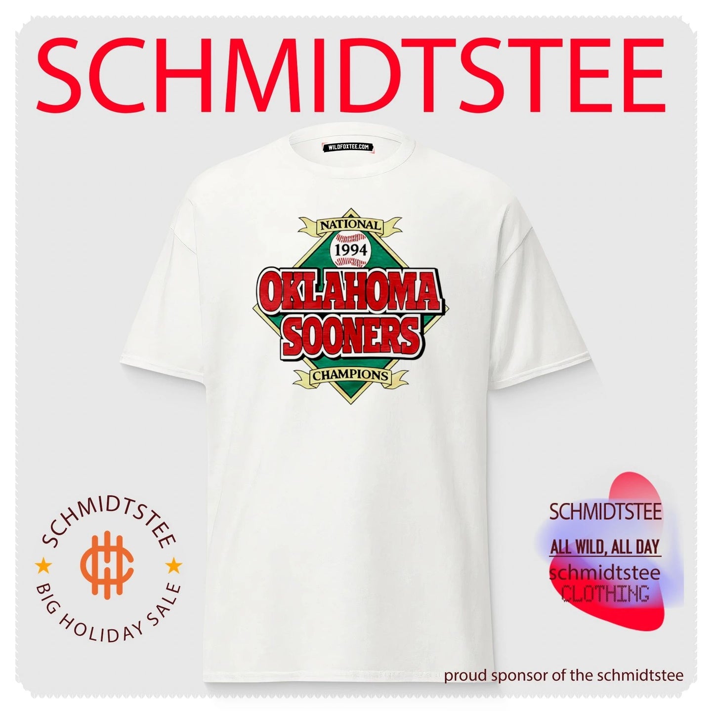 Oklahoma Sooner 1994 National Champions shirt