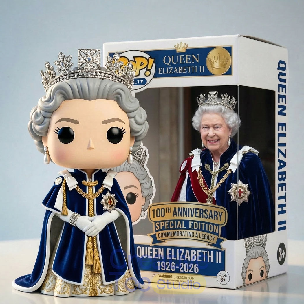 Queen Elizabeth II 100th Anniversary Special Edition Pop Figure