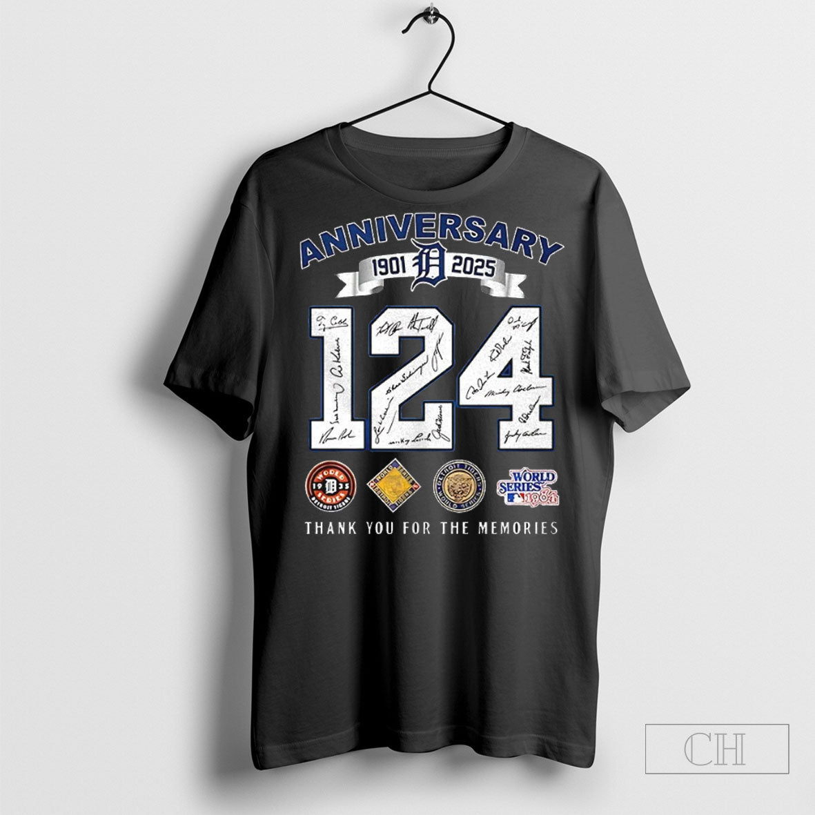 124 Years Of Detroit Tigers Anniversary 1901 2025