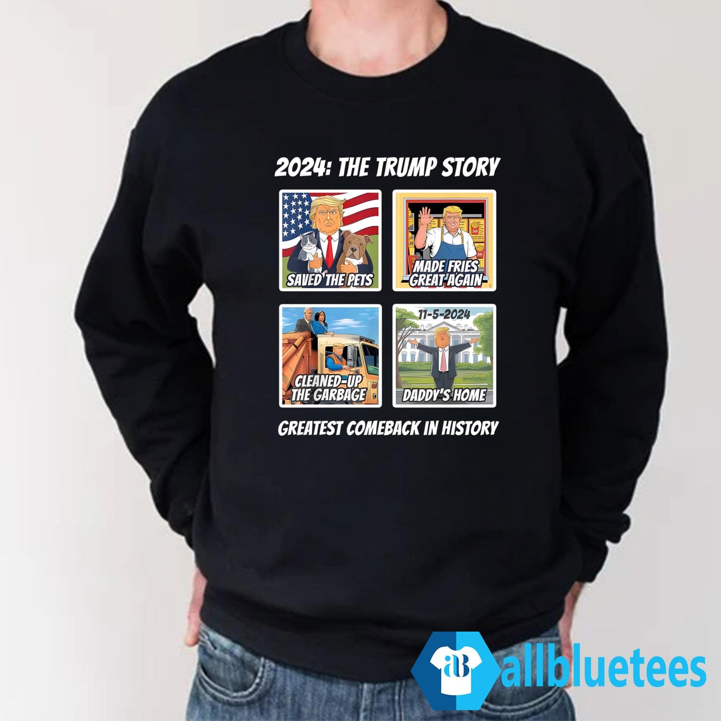 2024 The Trump Story Greatest Comeback In History Shirt