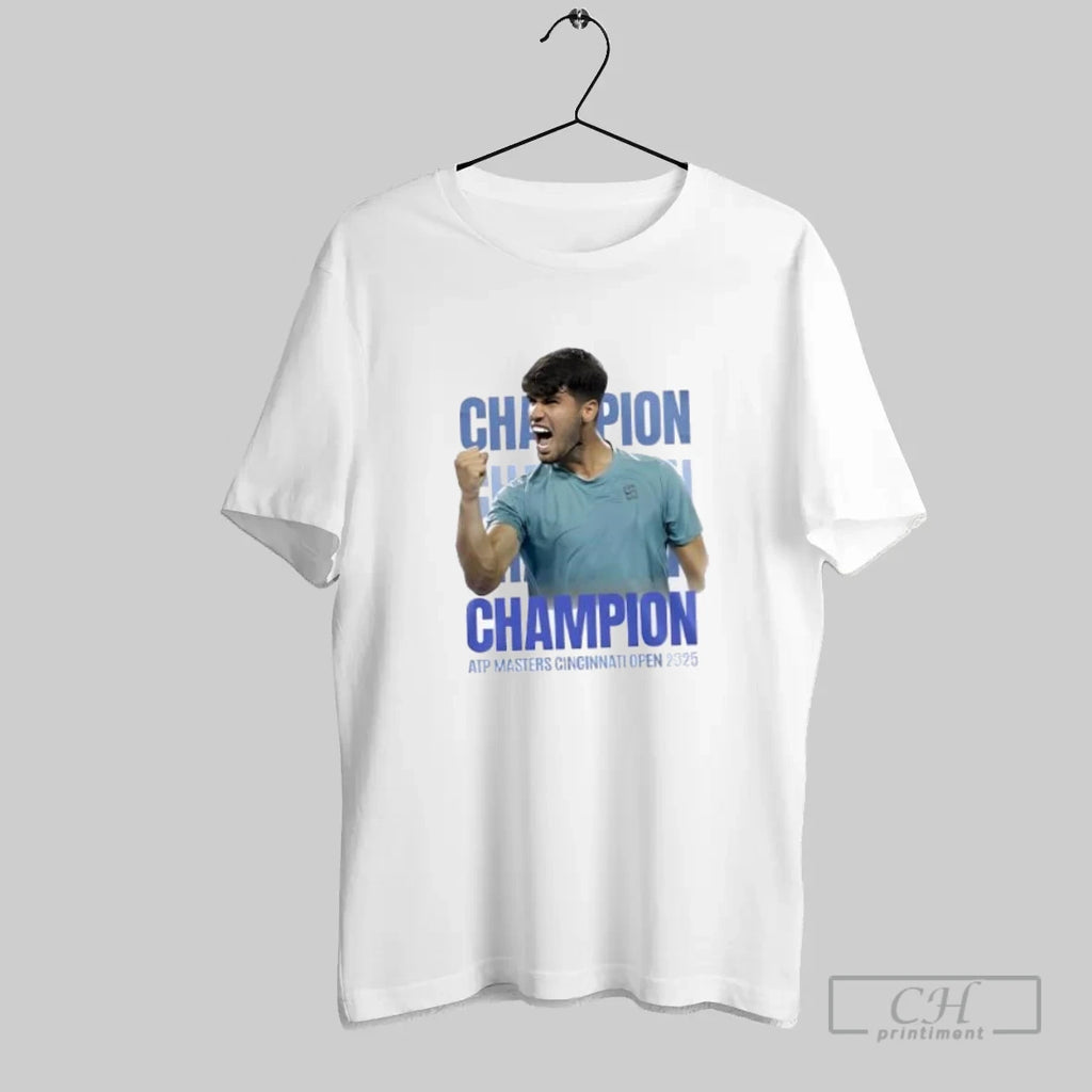 2025 Carlos Alcaraz Champion Atp Masters Cincinnati Open 2 Sided