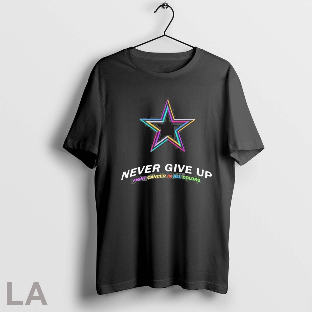 2025 Dallas Cowboys Never Give Up Fight Cancer In All Colors
