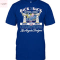 2025 National League Champions Los Angeles Dodgers Back 2 Back Unisex T-Shirt