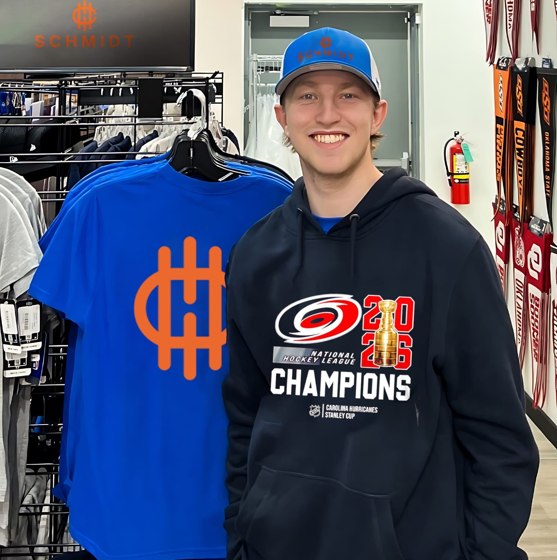 2026 Carolina Hurricanes NHL Stanley Cup Champions logo shirt