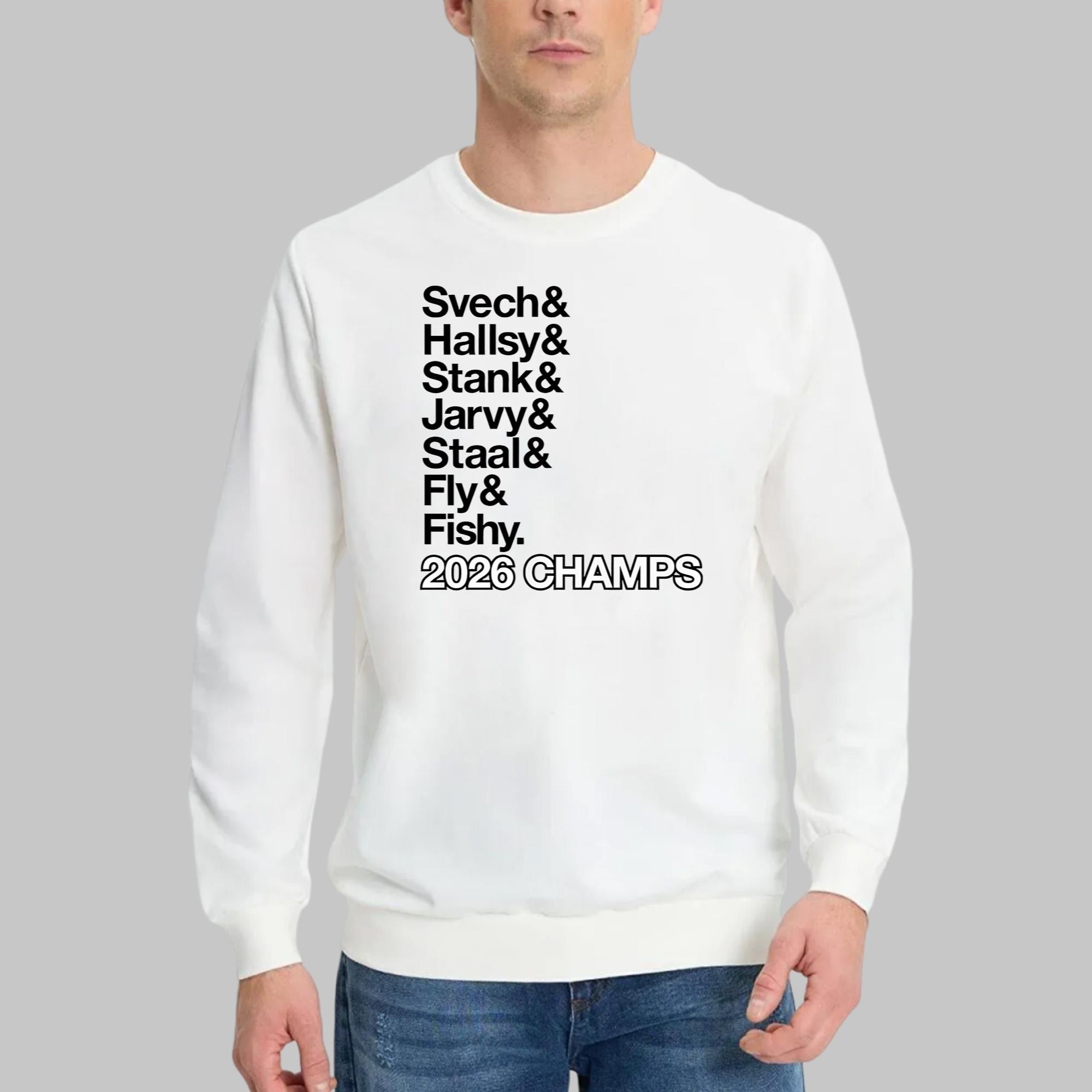2026 Champs Svech Hallsy Stank Jarvy Staal Fly Fishy Shirt