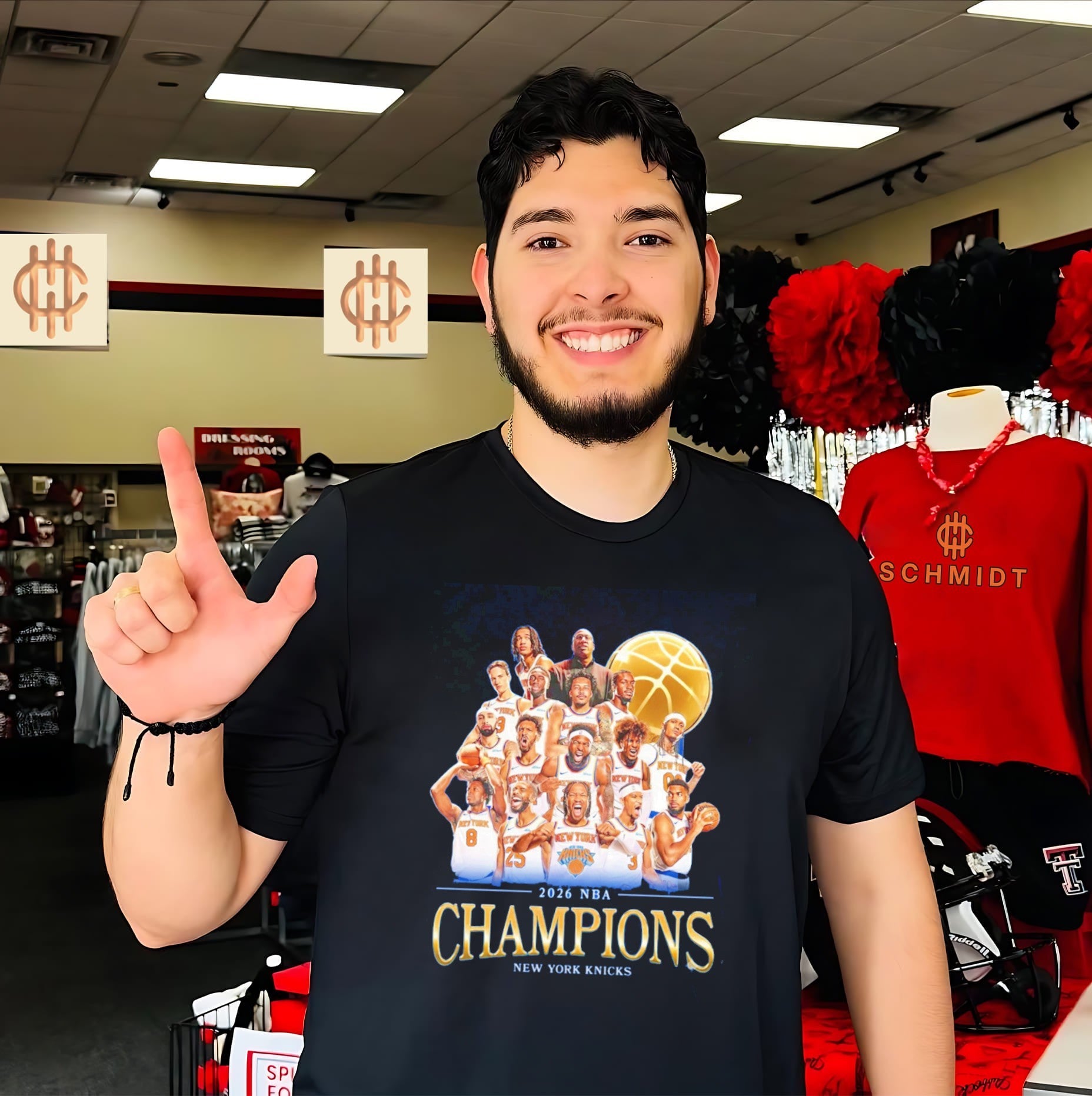 2026 NBA Champions New York Knicks all team graphic T-shirt