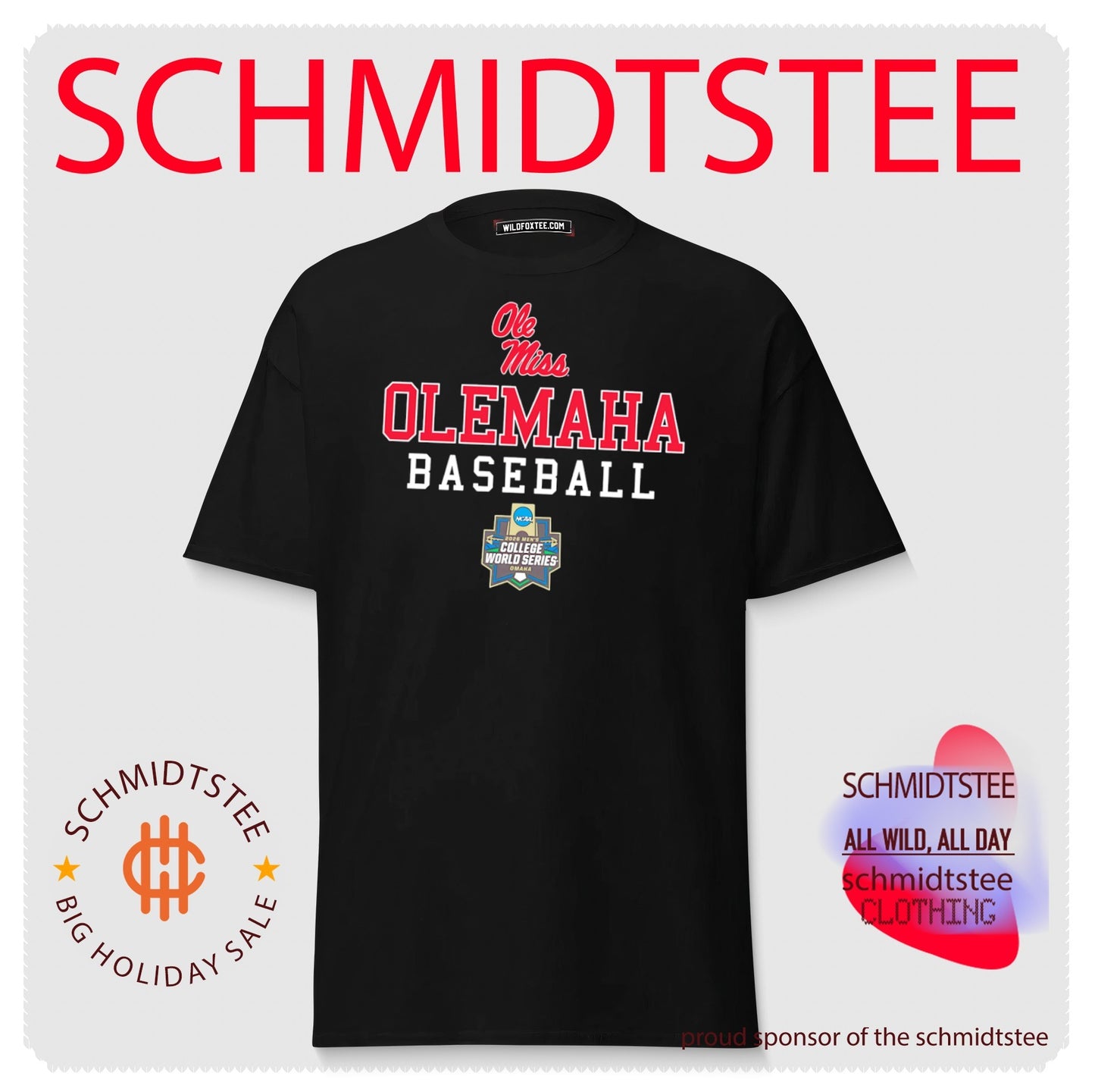 2026 Ole Miss Rebels Olemaha Baseball College World Series shirt