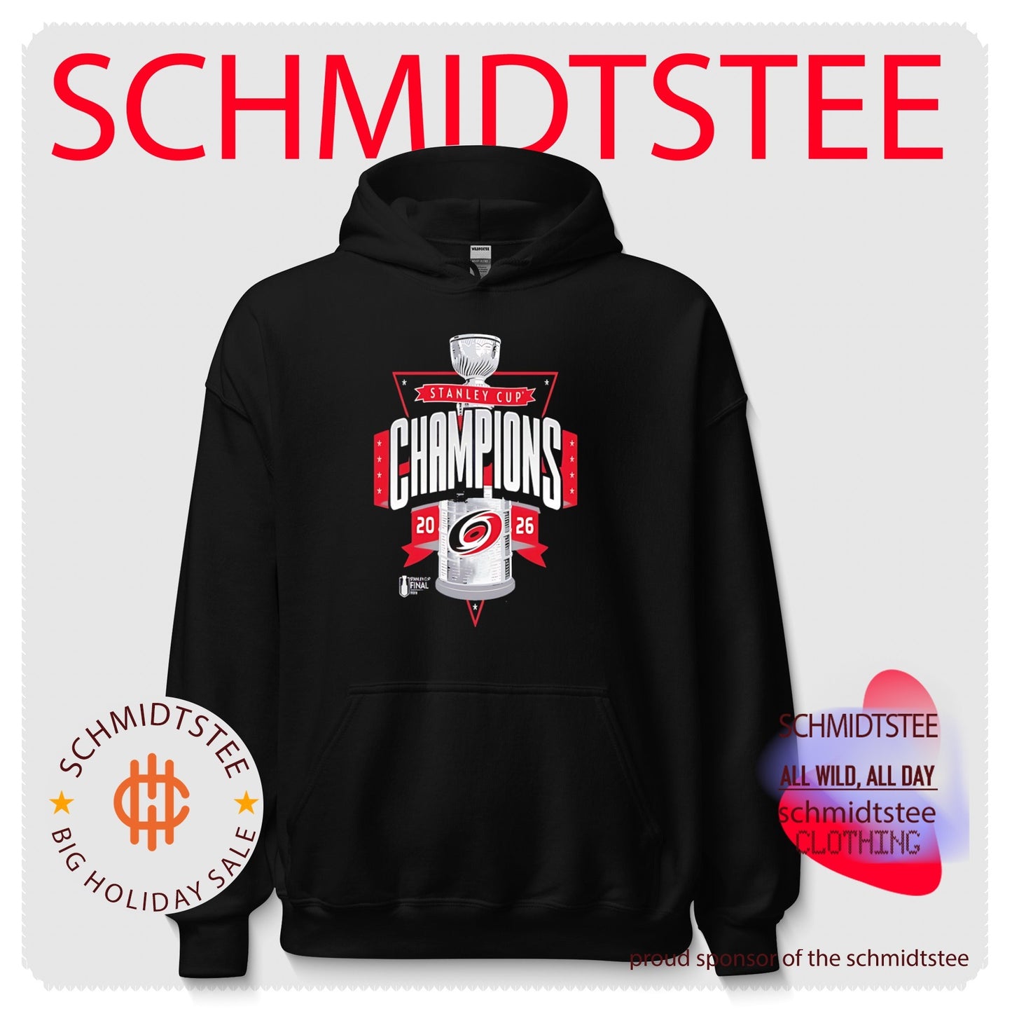 2026 Stanley Cup Champions Carolina Hurricanes logo shirt