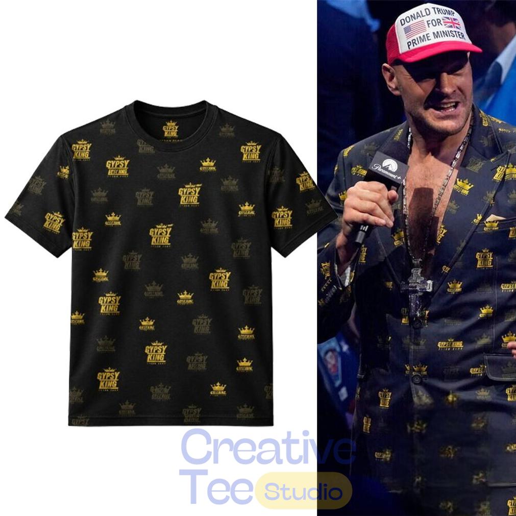 2026 Tyson Fury Gypsy King Crown Shirt At UFC 250