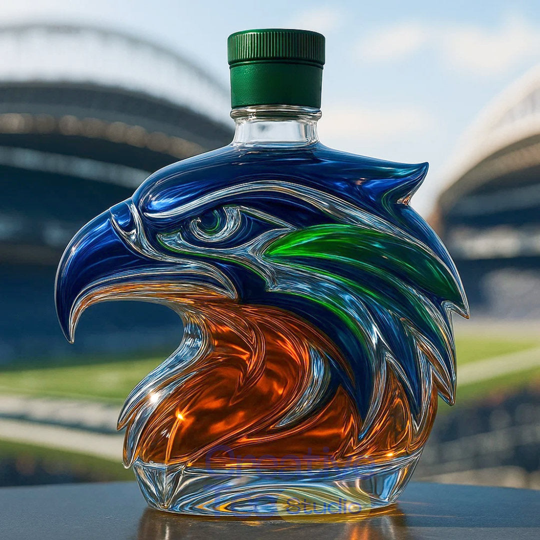 Seattle Seahawks Spirit Limited Edition Whisky Bottle