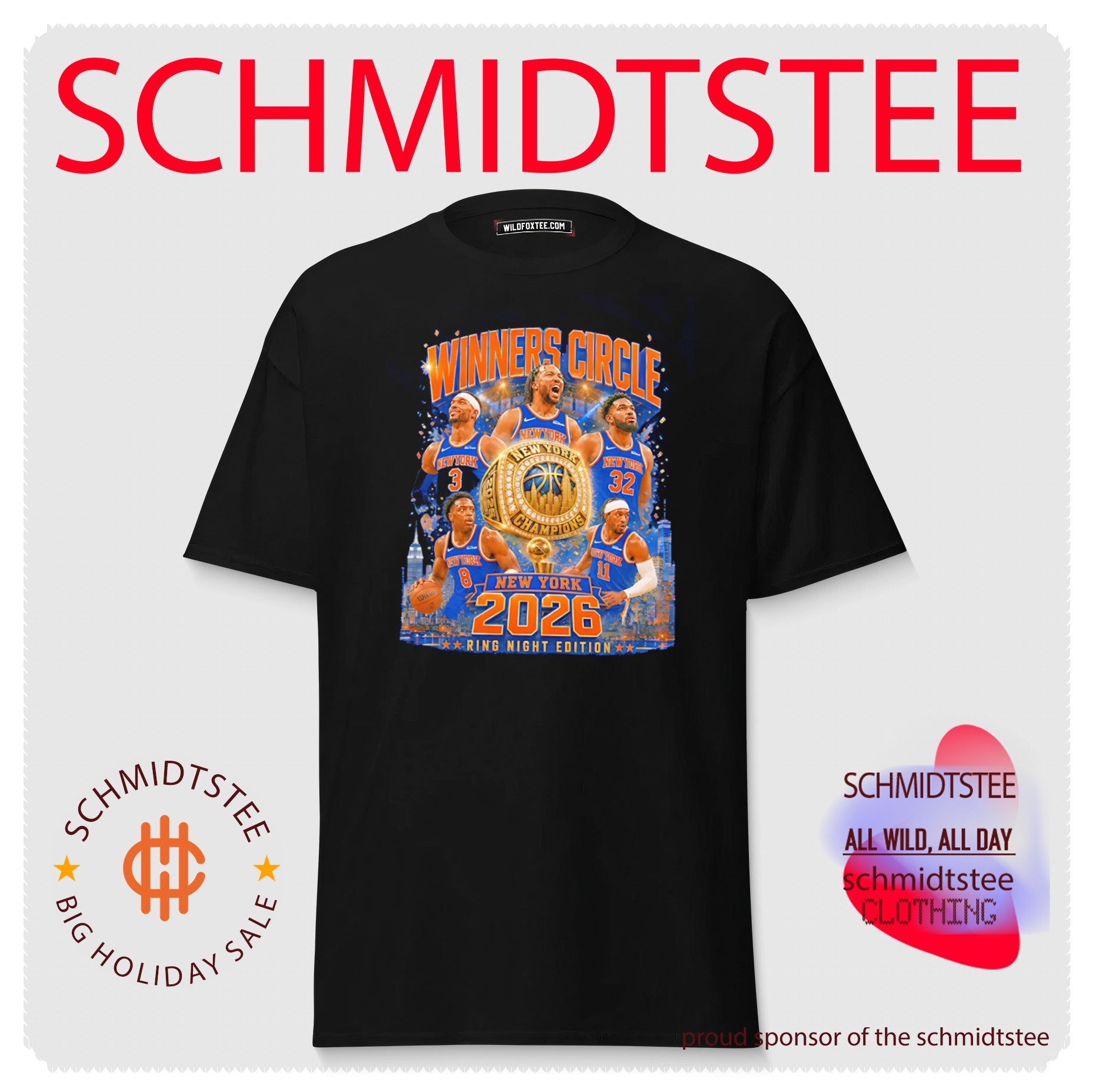 New York Knicks 2026 World Champions Winners Circle shirt