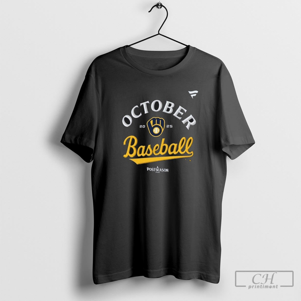 404cmf27 Milwaukee Brewers October Baseball 2025 Mlb Postseason Shirt Sweater