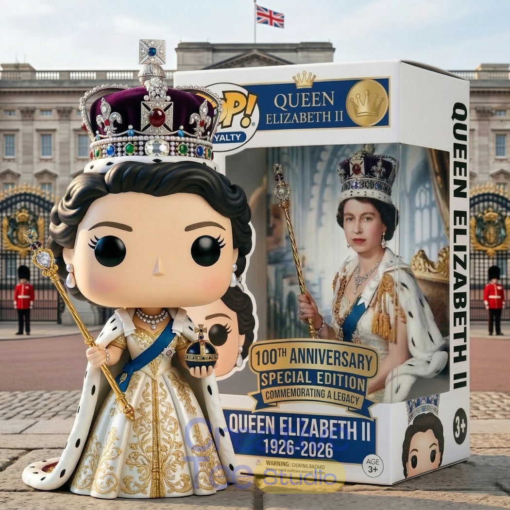 Queen Elizabeth II 100th Anniversary Special Edition Pop Figure