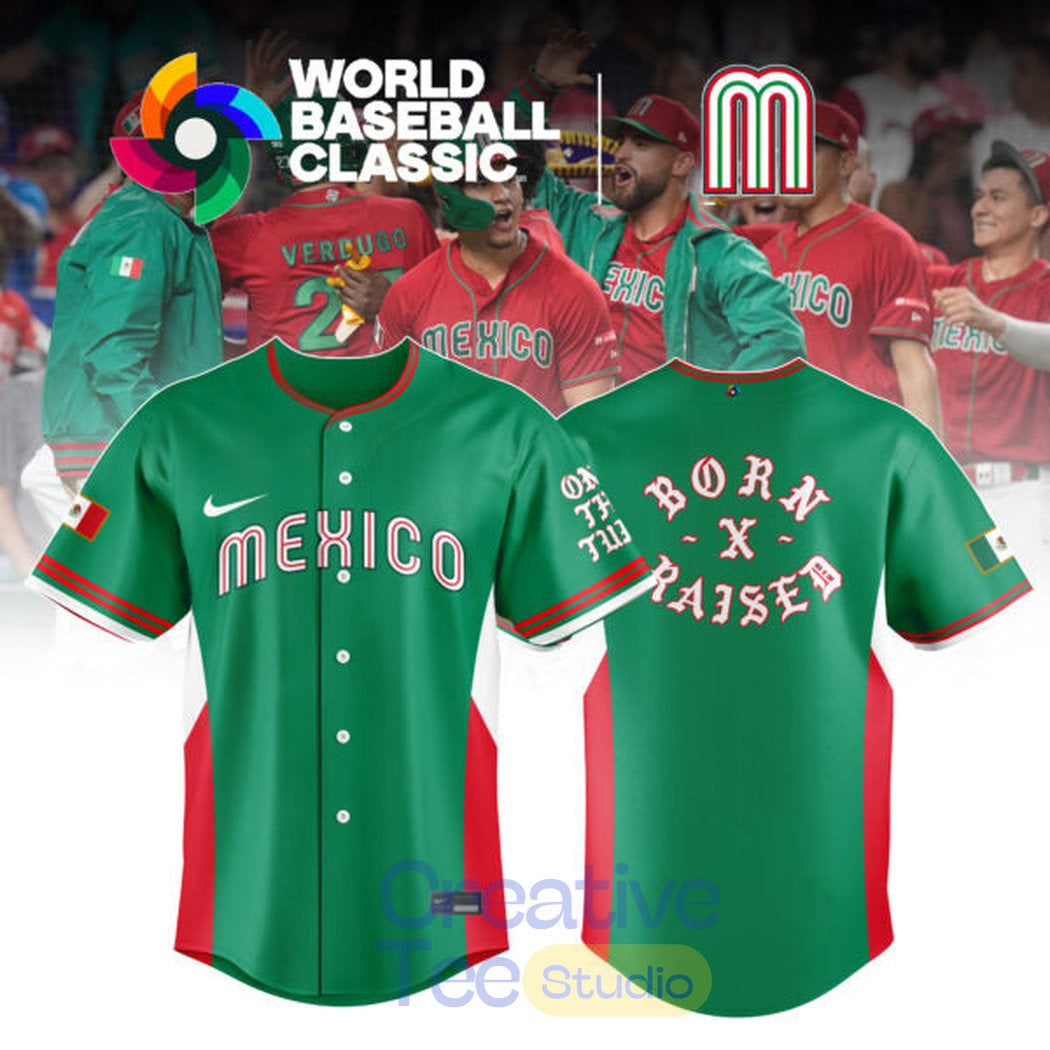 Mexico Baseball x Born x Raised 2026 World Baseball Classic Jersey