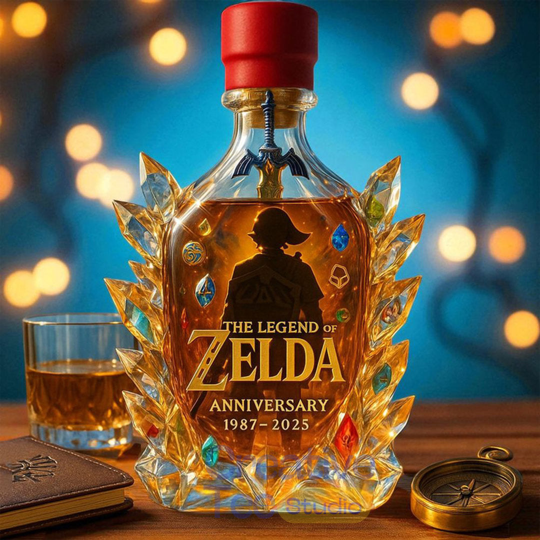 The Legend of Zelda 38th Anniversary Limited Edition Whiskey Bottle