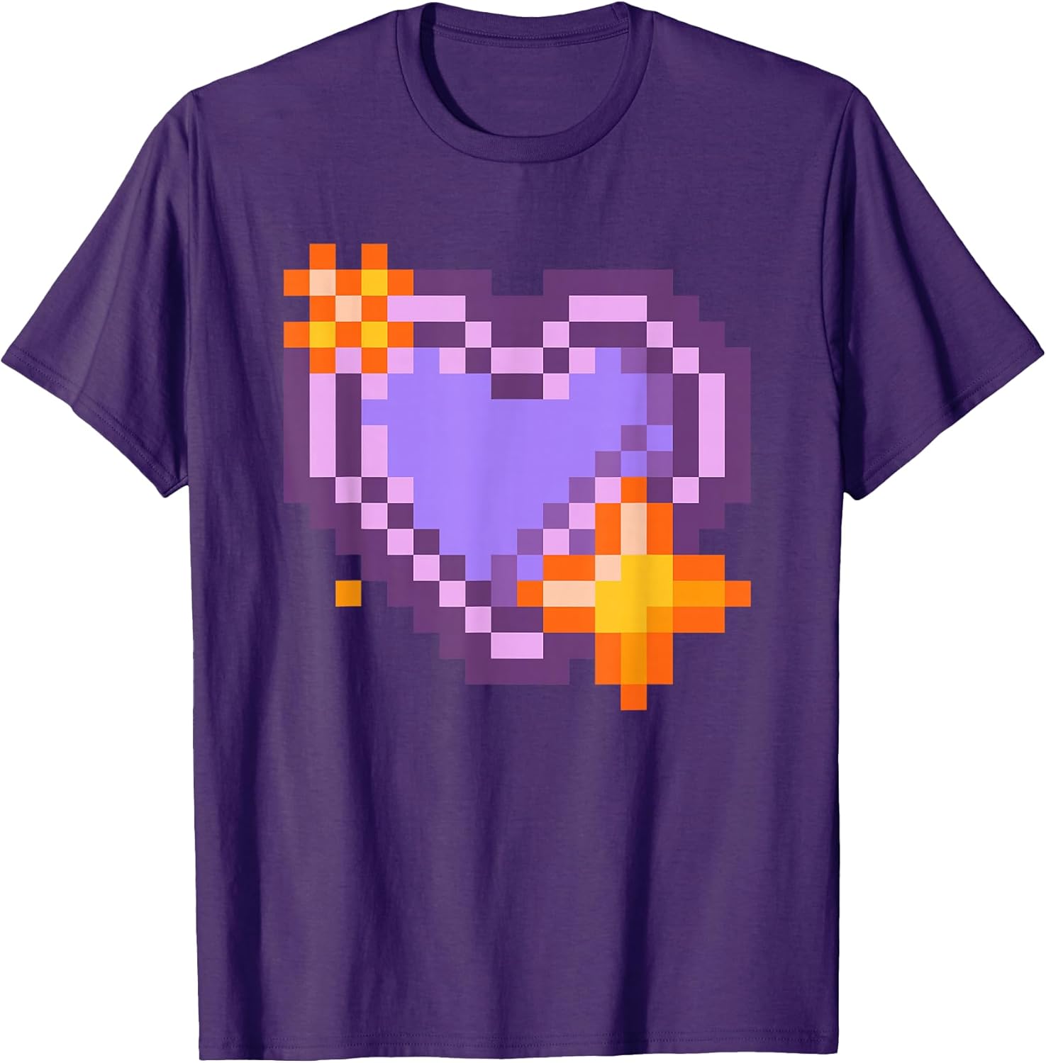 Pixel Heart Cute Pixel Art 8Bit Purple Cute Heart