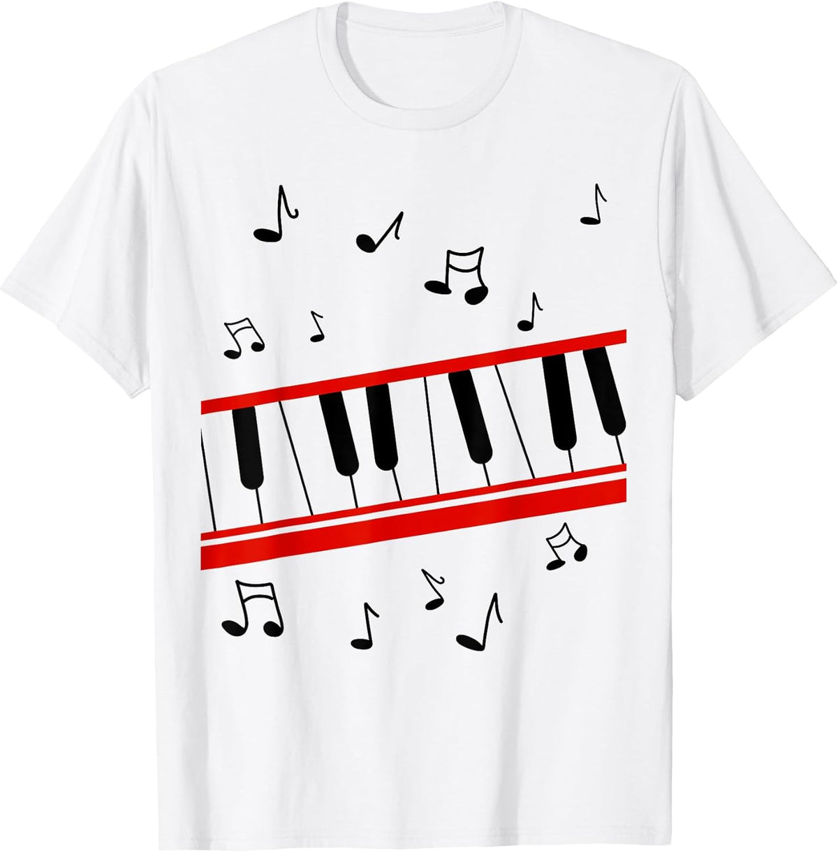 Retro 1980s Beat It Piano T-Shirt cartoon version T-Shirt