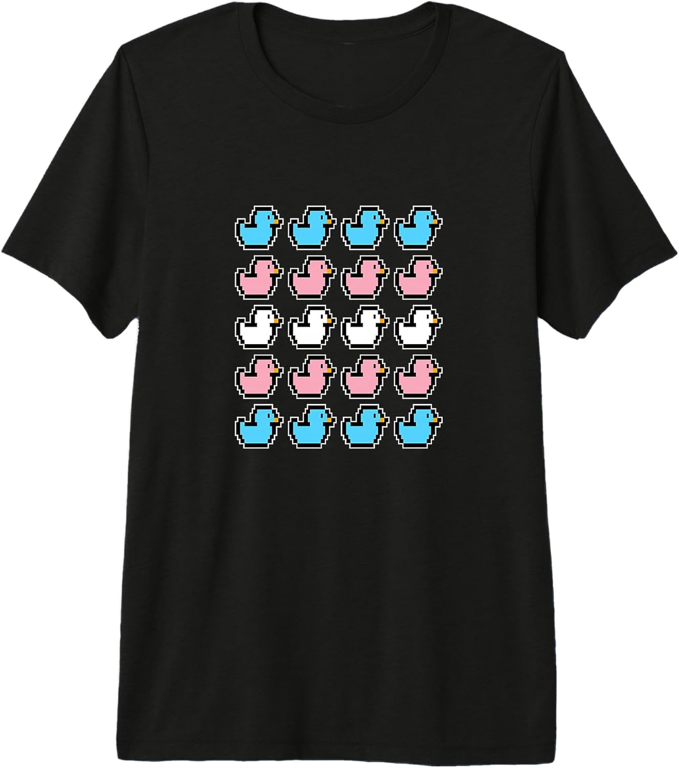 Rubber Ducks Pixel Art LGBT Transgender Trans