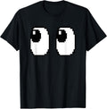 Funny Game Ghost Eyes 80s Halloween Tee