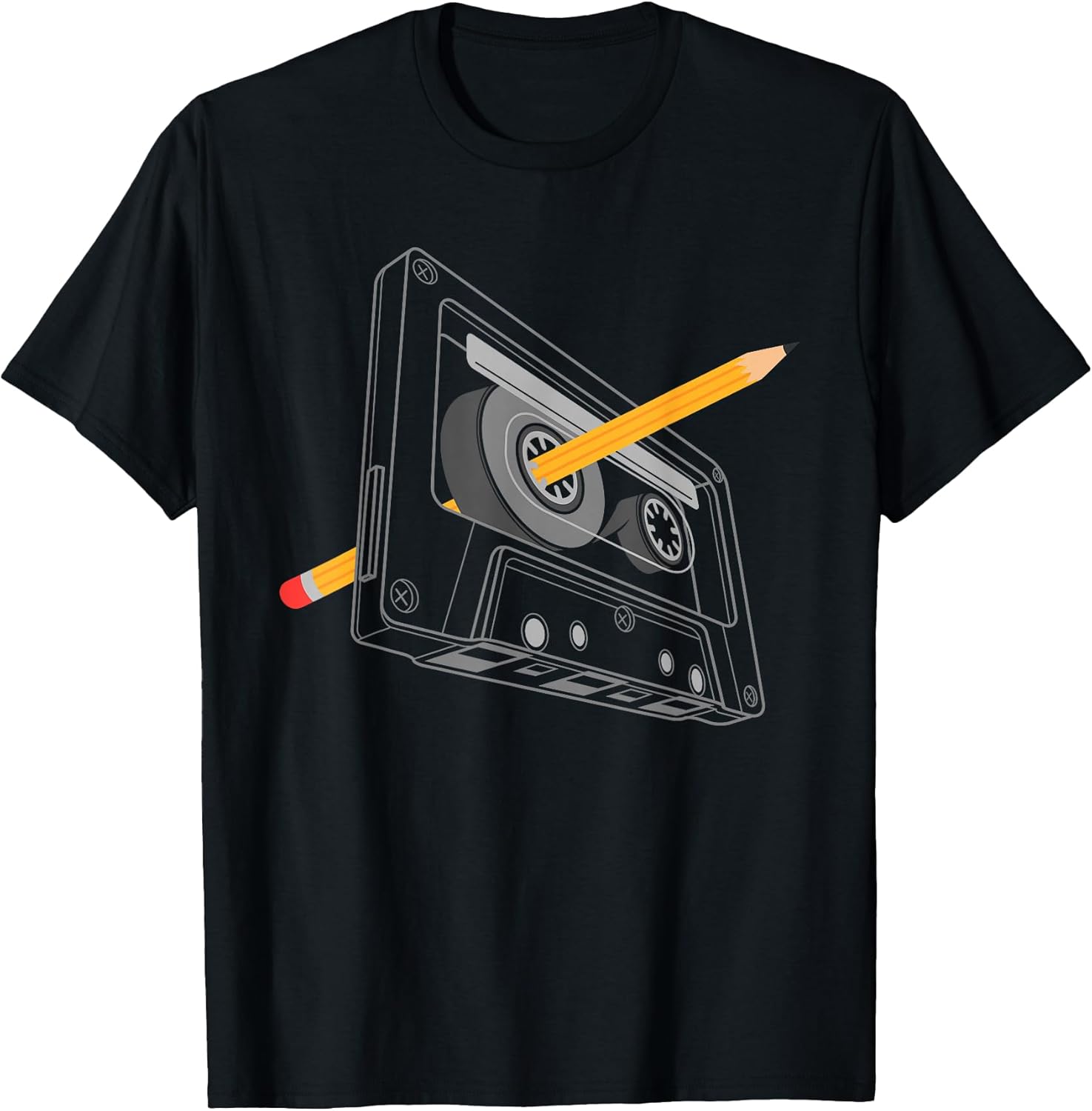 Retro Rewinding Musicassette Stereo Tape Outfit