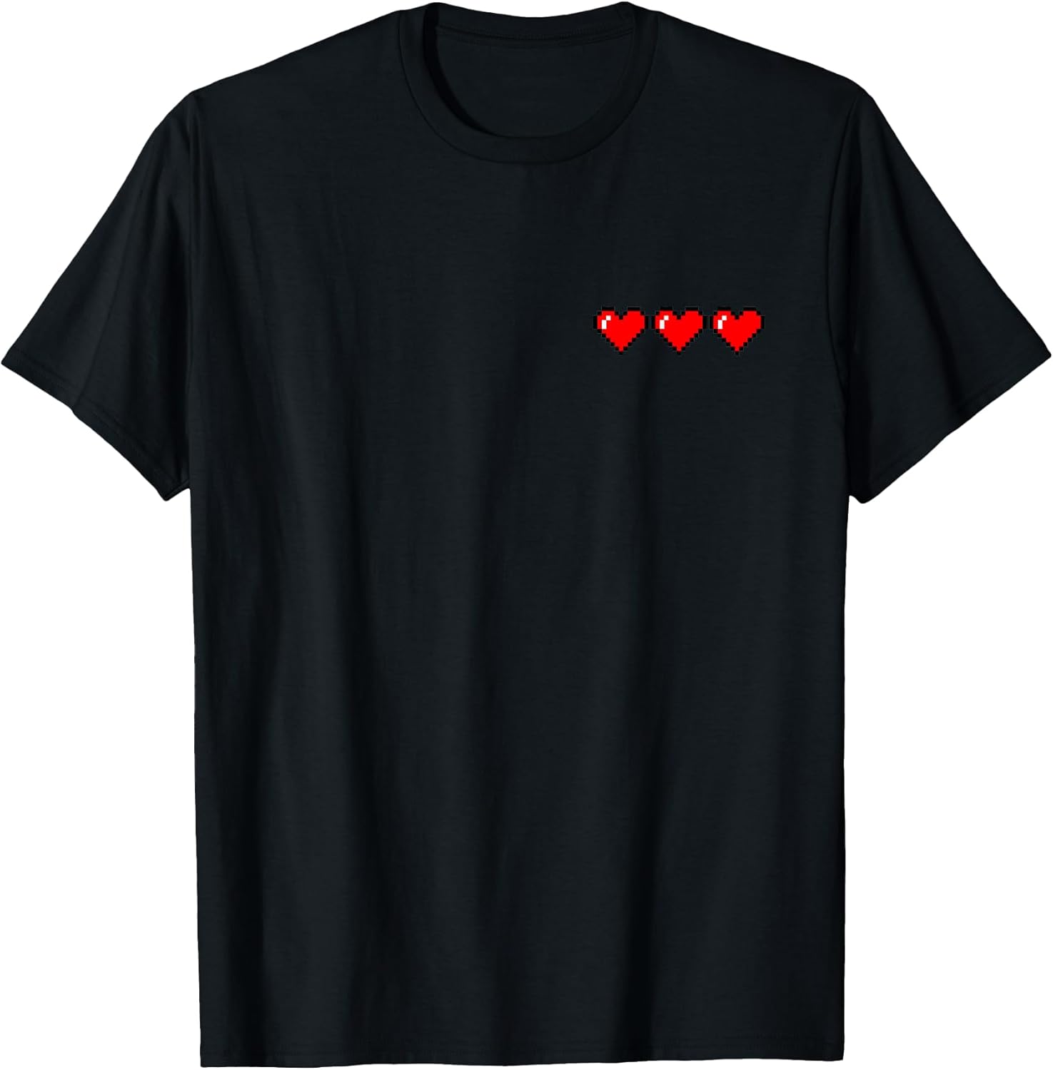Pixel Red Heart Prints