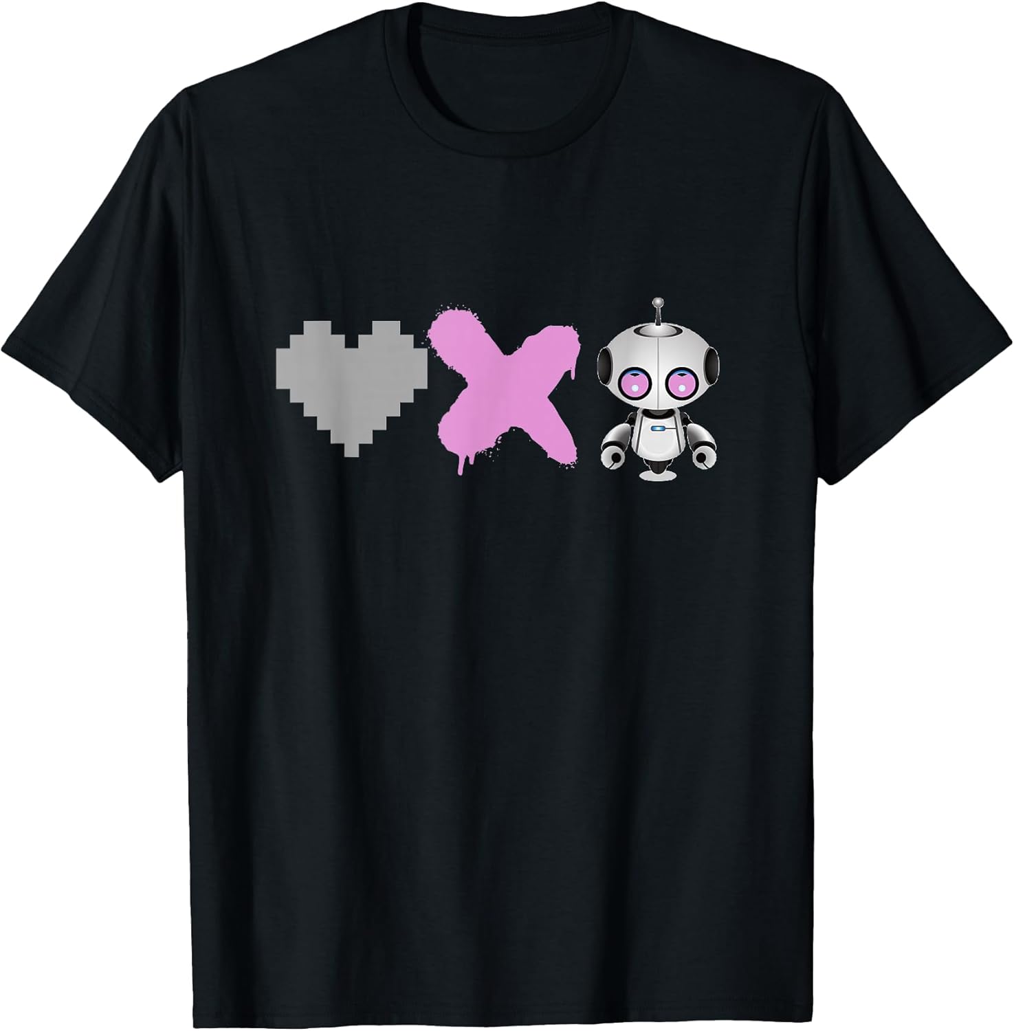 Love Death Robots - Pixel Heart, X and cute Robot