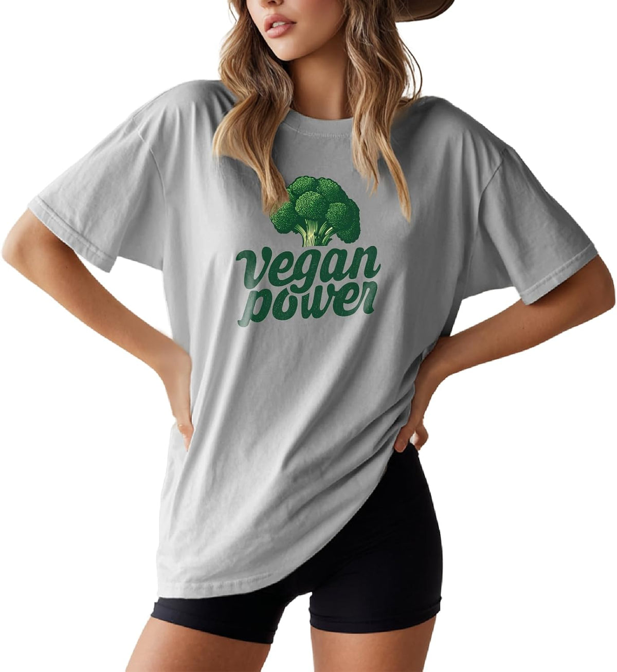 Casual Tops for Women Solid 100% Cotton Graphic Short Sleeve Loose Fit Stylish Lightweight Outdoor Casual Tees