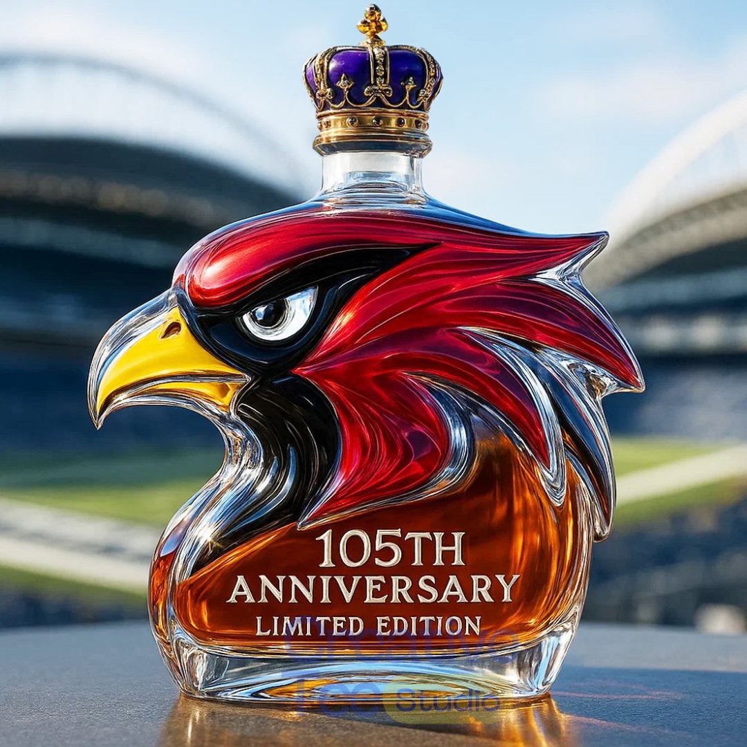 Arizona Cardinals ‘Fierce Red Bird’ 105th Anniversary Whisky Bottle