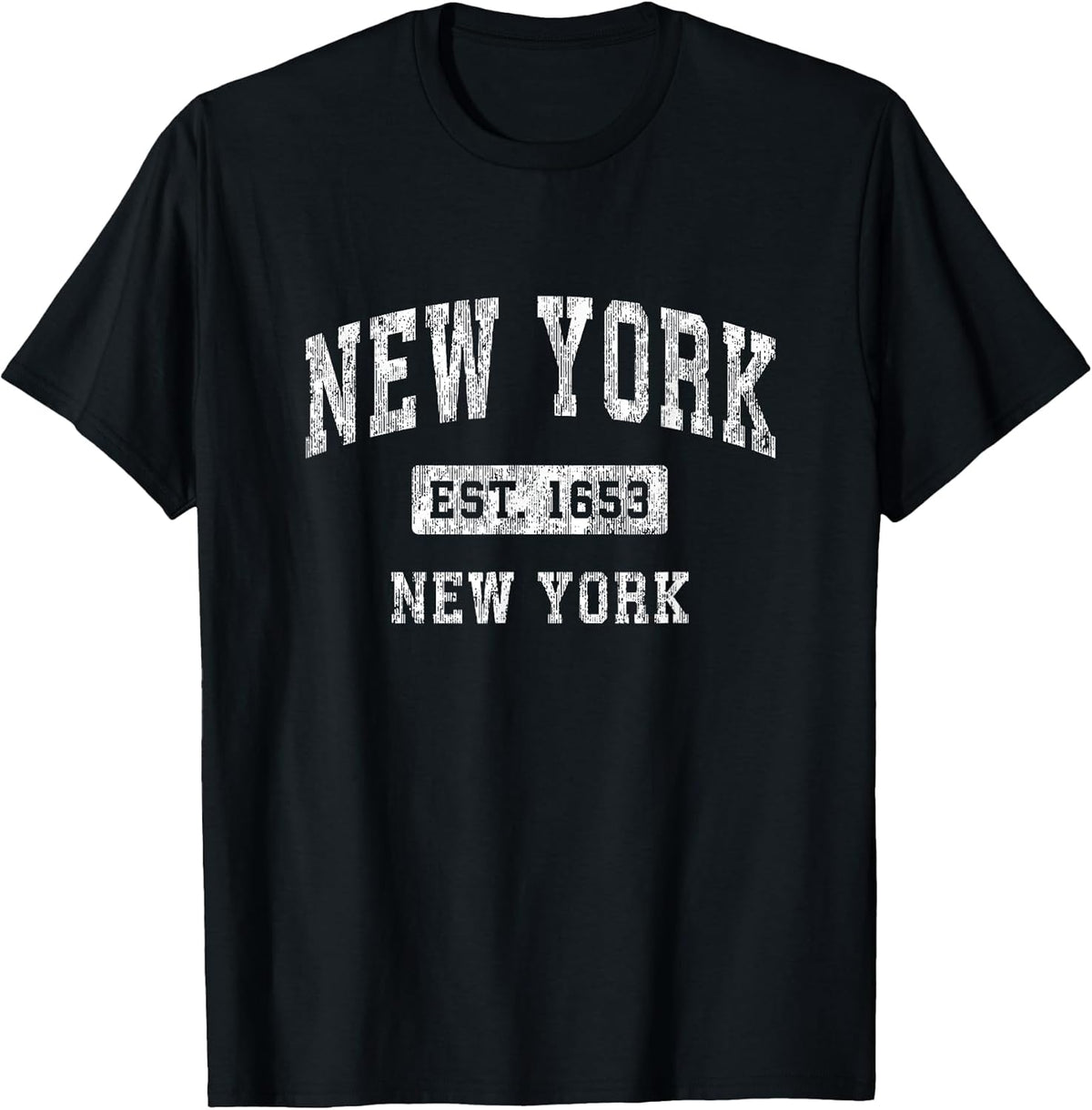 New York New York NY Vintage Established Sports Design T-Shirt