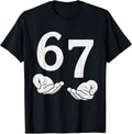 Fun Six Seven 6 7 Funny 67 Gen Alpha Slang 6-7 Meme School T-Shirt