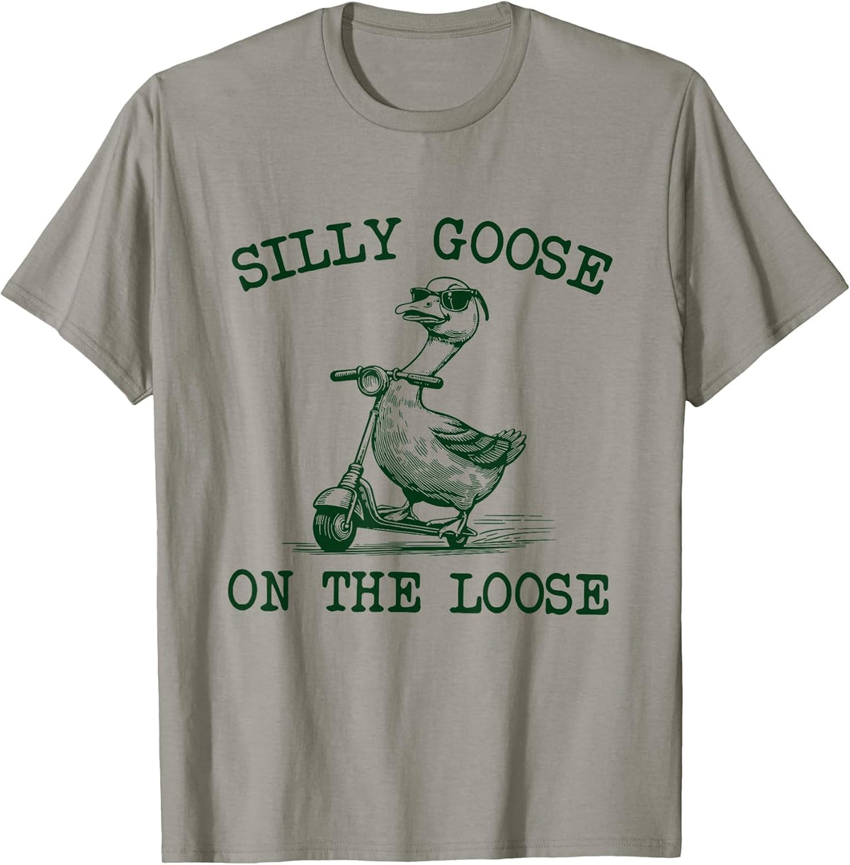 Funny Silly Goose On The Loose Silly Goose Boy Girl Kids T-Shirt
