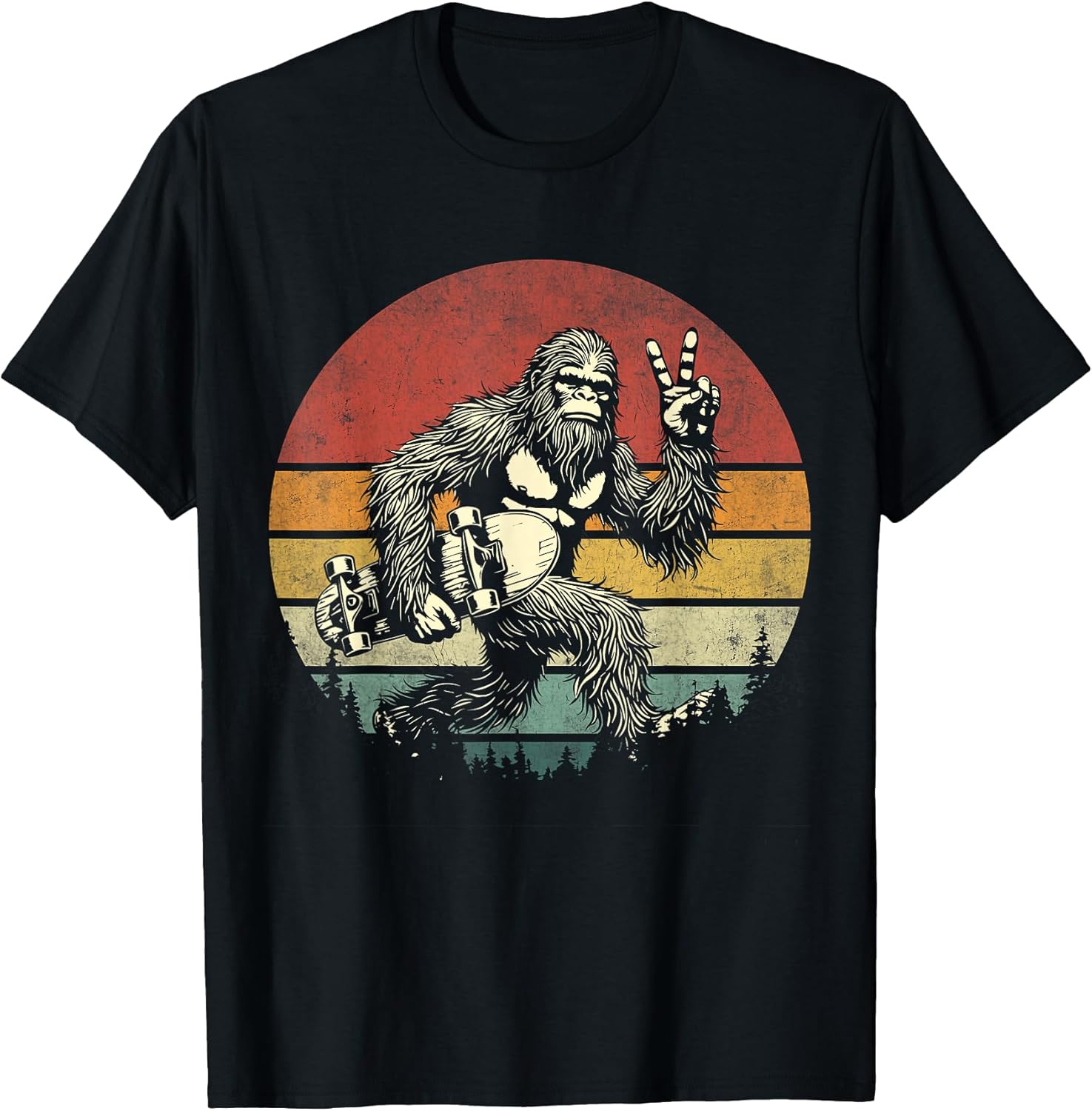 Retro Bigfoot Skateboarding Merch Apparel