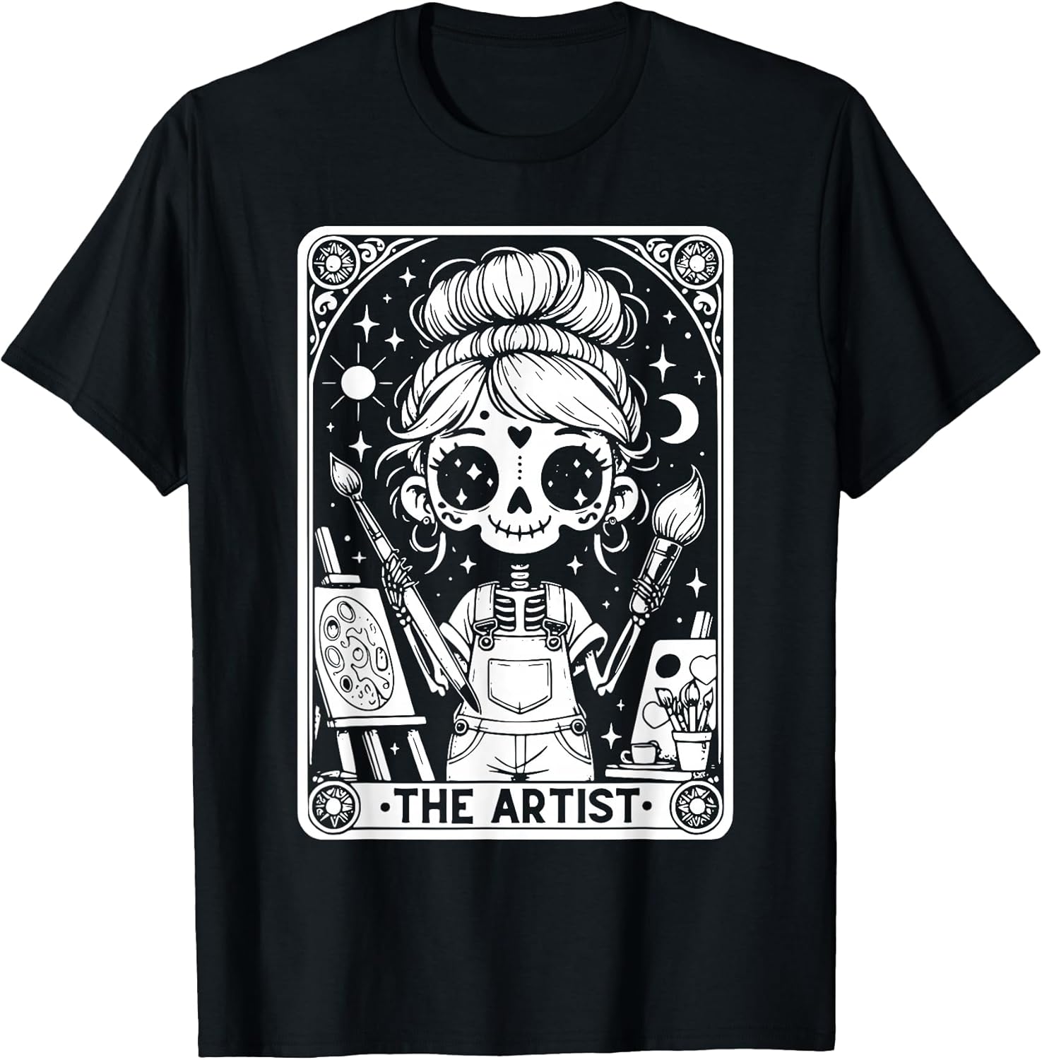 Artist Tarot Card Skeleton Painter Painting Lover
